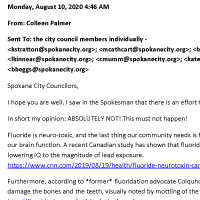 Covid Fraud Letter to SPS